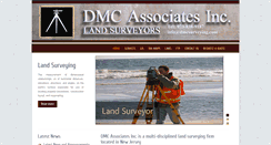 Desktop Screenshot of dmcsurveying.com
